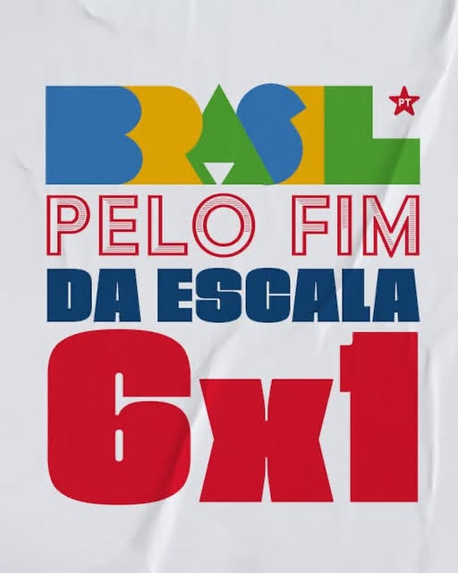 orlandoguerreir's tweet photo. O presidente Lula enviou ao Congresso projeto com urgência constitucional que prevê o fim da escala 6×1. A medida estabelece mudanças significativas na jornada de trabalho e nas condições de descanso dos trabalhadores e das trabalhadoras. https://t.co/qB3M8DIDZ8