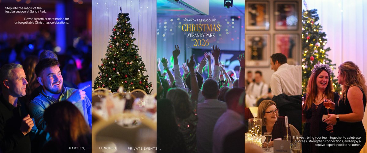 SandyParkExeter's tweet photo. Sandy Park is open for Christmas 2026 party bookings! 
Get the festive details here: https://t.co/6cYuyrDw41

#Christmas2026 https://t.co/HG2INaRVga