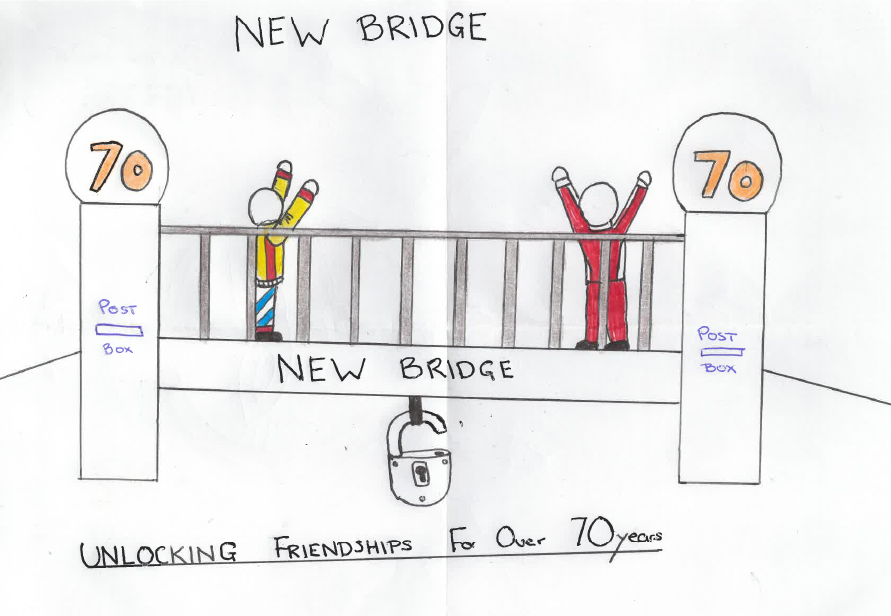 new_bridge's tweet image. 'Unlocking friendships for over 70 years' - we love this design, by one of our service users, celebrating our 70th anniversary!
#volunteering #charity #prison
newbridgefoundation.org.uk/70th-anniversa…