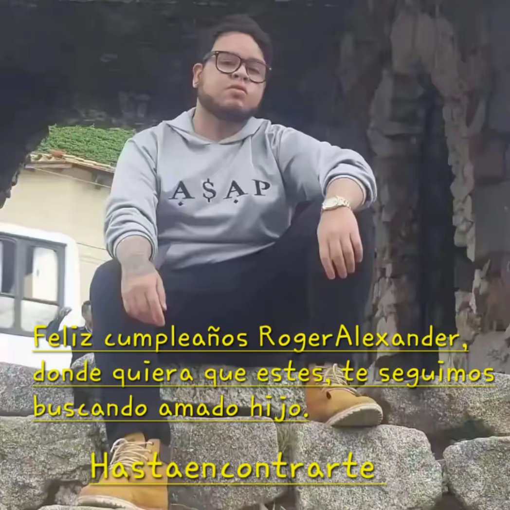 santosnarvaes's tweet image. Hoy es un día especial aunque no estés con nosotros, Díos nos va a permitir la dicha de celebrar contigo muchísimos cumpleaños hijo amado, te seguiremos buscando, hasta encontrarte...
Feliz cumpleaños gordo, te amamos y te esperamos de vuelta.
#Hastaencontrarte 
#cicr #Prensa