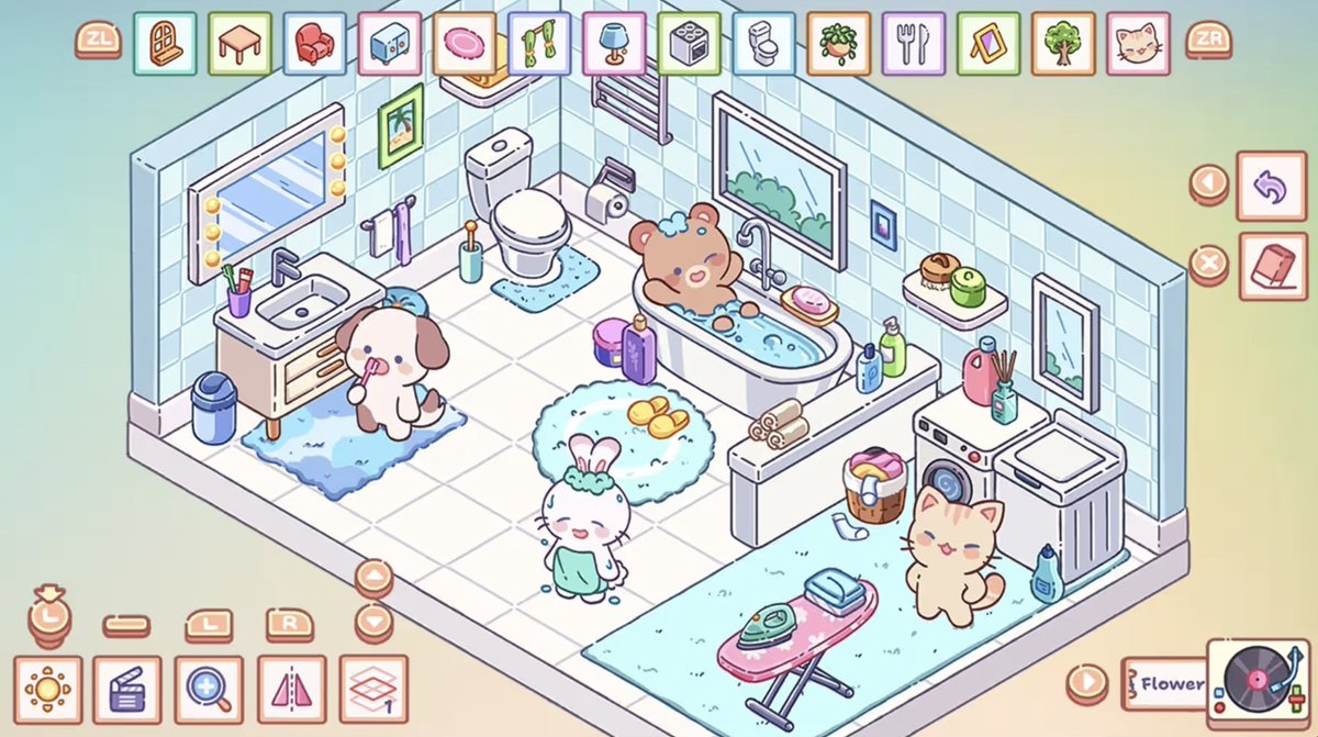 myPotatoGames's tweet image. Decorate cozy tiny homes and invite the cutest little animal friends to live there. 😭

I have been absolutely obsessed with Tiny Cozy Home, a home decorating game that is both relaxing and fun and just hard to put down.

Everything is set within a pastel-colored world, you