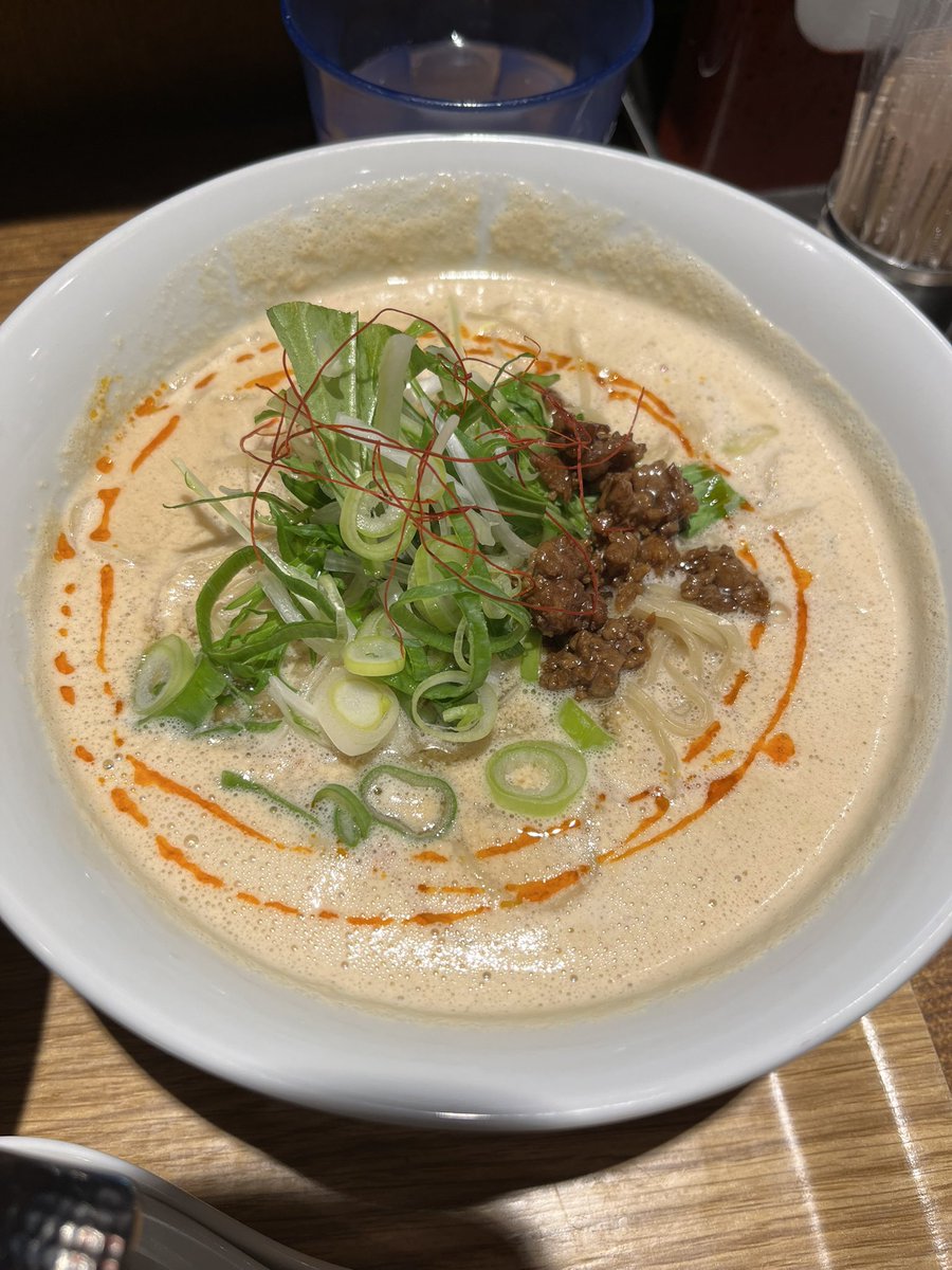 晩飯
カニチャーハンと胡麻豆乳坦々