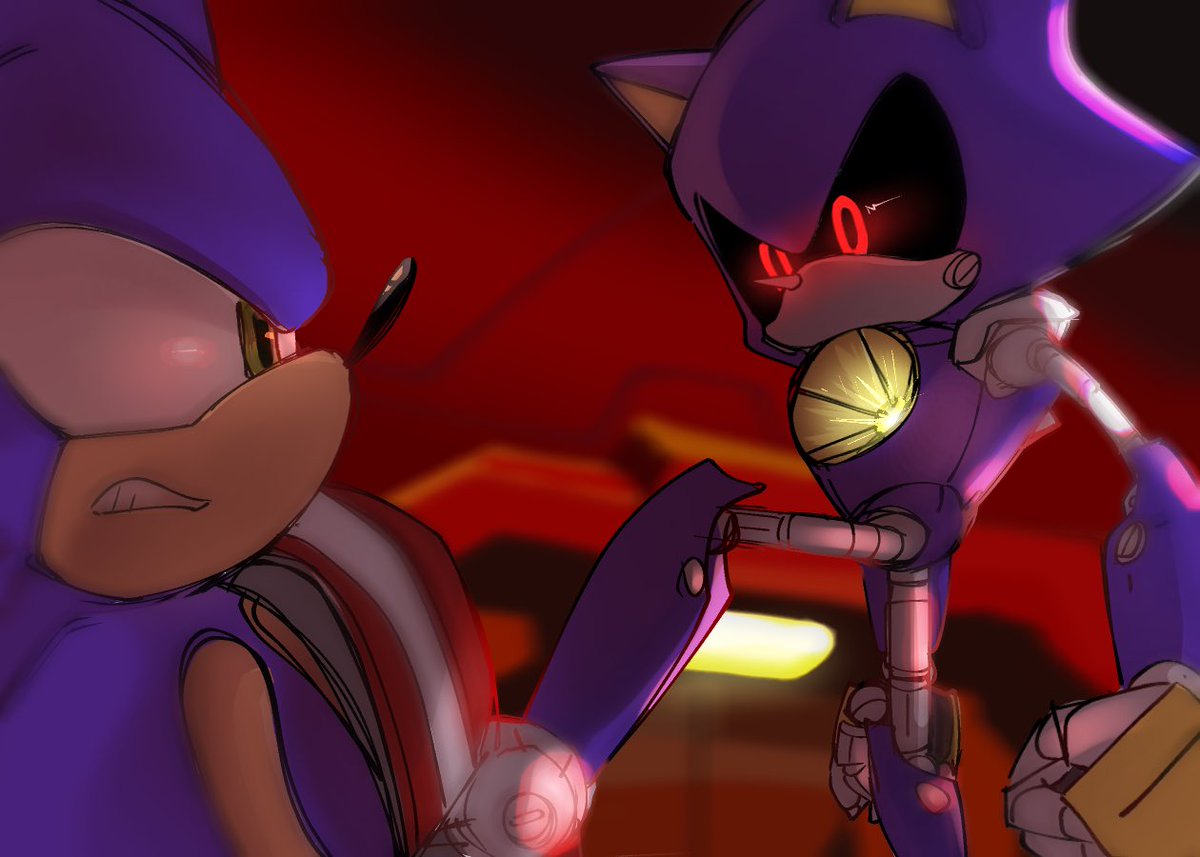 Rayunegi's tweet image. お前を始末した後は、仲間もブッ潰す。 #metalsonic