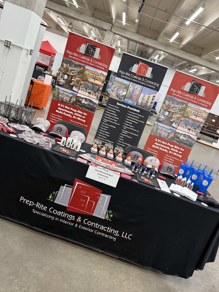 PRC_PrepRite's tweet image. Make sure you swing by the Prep-Rite booth, table 58 and grab some fantastic swag from your favorite contractor! We so appreciate the support and love attending such fun events! #buildingalegacy #prc #preprite #preprite303 #prepritecoatings #AAMD #maintancemania2026