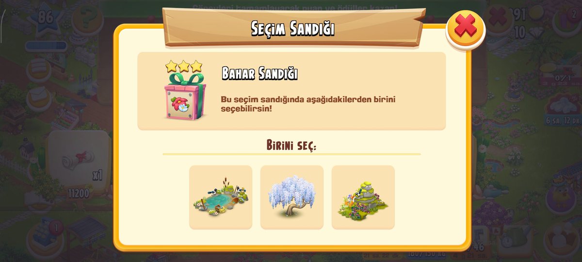 QueenQueen10873's tweet photo. Sadece songelen etkinlikte  sandıkta var ne pas yolunda  ne kamyonda nede günlük ödülde gelmez bence nasıl alıcaz ya üçünü 😭 diğer çiçekli ağaçlar var https://t.co/0Jmu3lXcIk