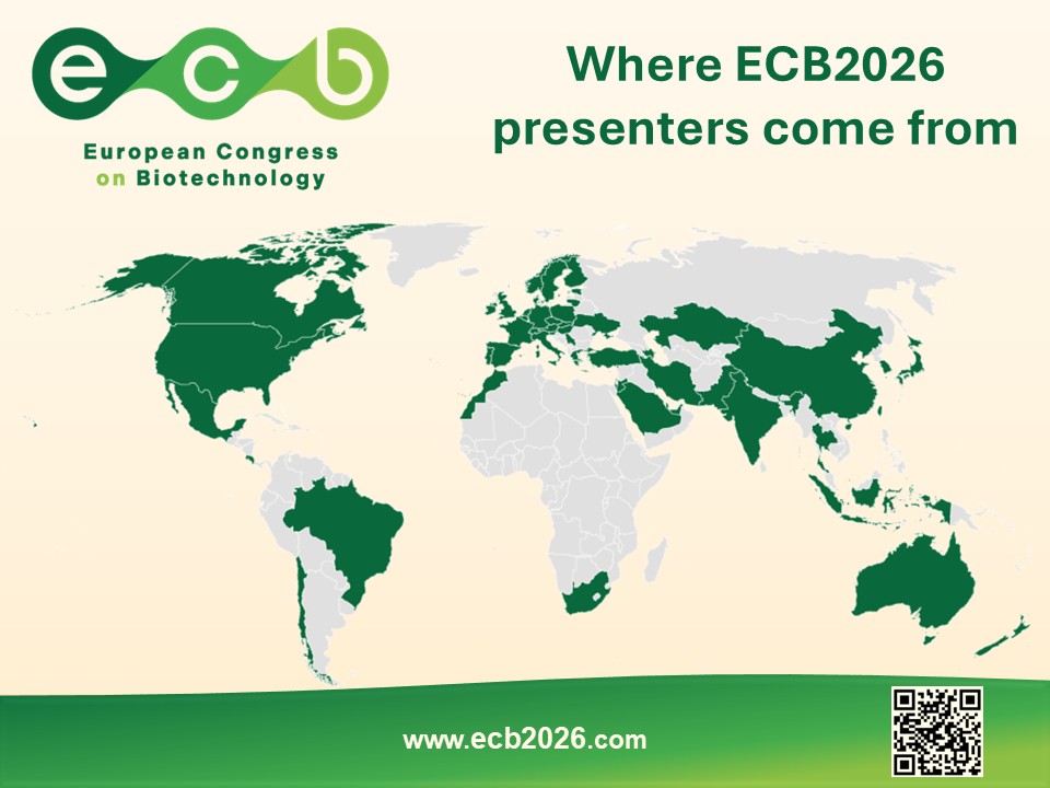 EFBiotechnology's tweet photo. 🌍 #ECB2026 is global!

Abstracts already submitted from 54 countries 🌎

⏳ Submit yours by 19 April and join the list of presenters
🔗 https://t.co/Em1N16GWoY
#Biotechnology #LifeSciences #CallForAbstracts https://t.co/wLoWGfq4v6