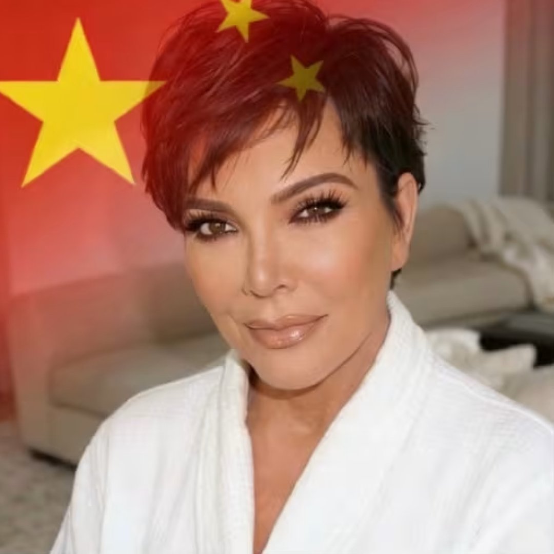 caathertine's tweet photo. i got Chinese Kris Jenner https://t.co/HxKkNpZeCY