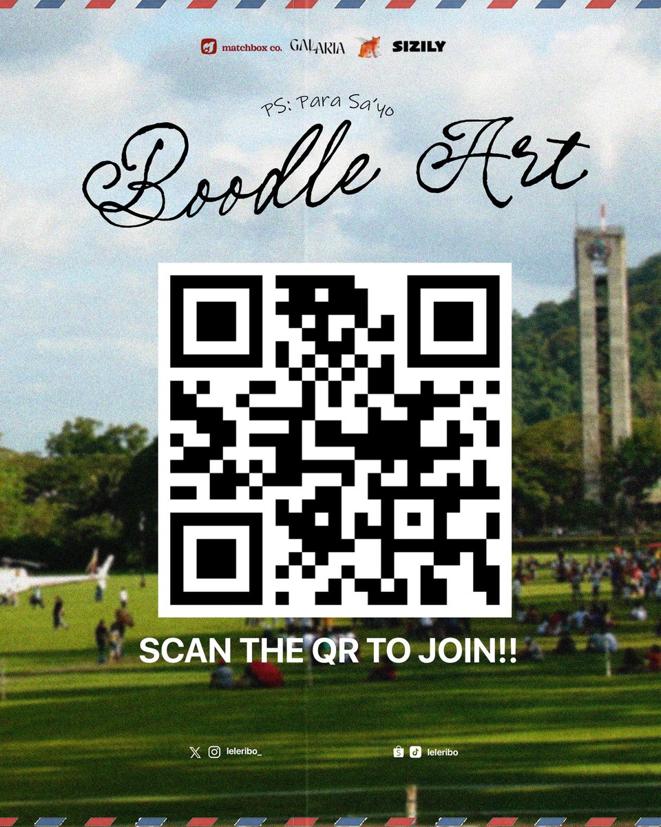 leleribo_'s tweet photo. Boodle fight… but make it art 🎨🍽️

Join us at PS. Para Sa’yo for Boodle Art — a creative salu-salo where instead of food, the table is filled with paper, colors, and stories waiting to be shared.

see form for the complete details❤️ https://t.co/VXSu3x9WLe