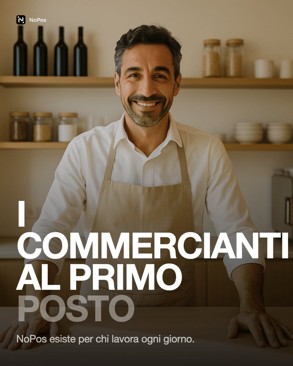 nopos_it's tweet photo. Il tuo negozio, il tuo bar, la tua attività. NoPos è fatto per chi lavora ogni giorno. #NoPos #CassaFiscale https://t.co/wrM2JKcUoQ