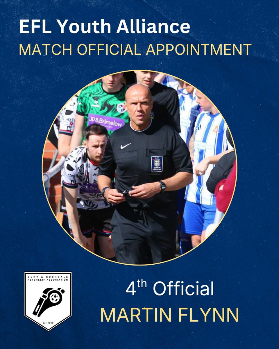 Bury and Rochdale Referees tweet media