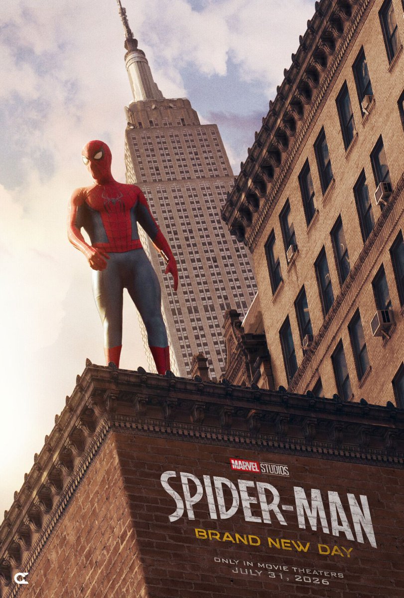 PosterSpy's tweet photo. 🕸️ Are you excited for Spider-Man: Brand New Day? We are, and so are our members! 🕸️ 

🎨 @ClemsGraphics, @ryanredsgn, @Jimmyarts2009, PRO Member @nunosarnadas

#SpiderManBrandNewDay https://t.co/2LrSDzP2Ve