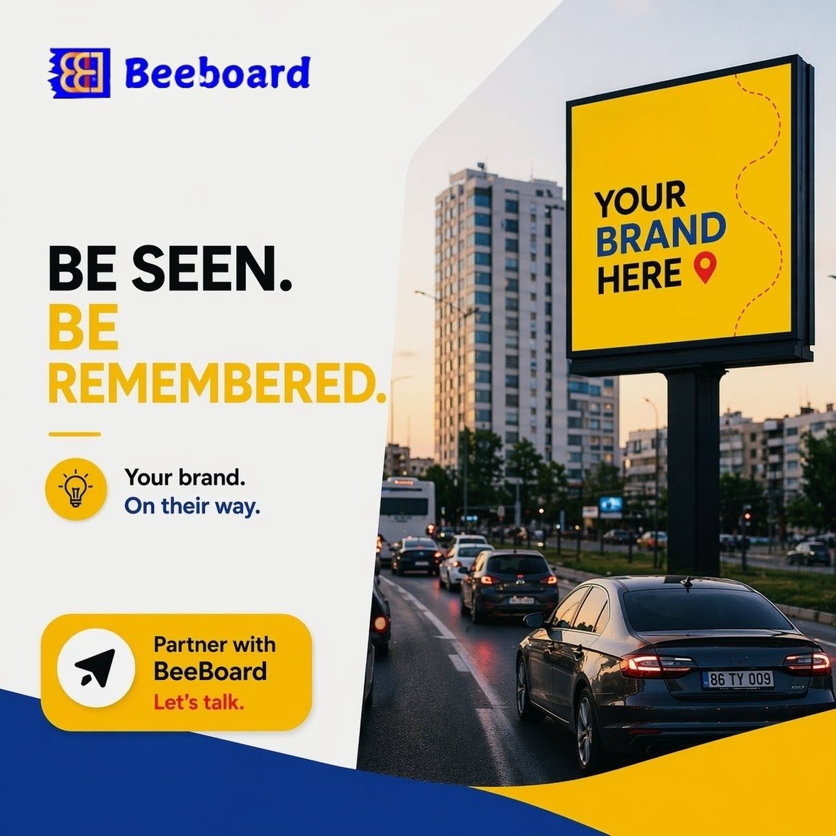 BeeBoardng's tweet image. Billboards that work while you sleep.

Be Seen.
Be Remembered. 
Be on BeeBoard.ng

Prime locations across Lagos &amp;amp; Ibadan.

 DM to book your spot.

#Beeboard
#Digitaladvertising