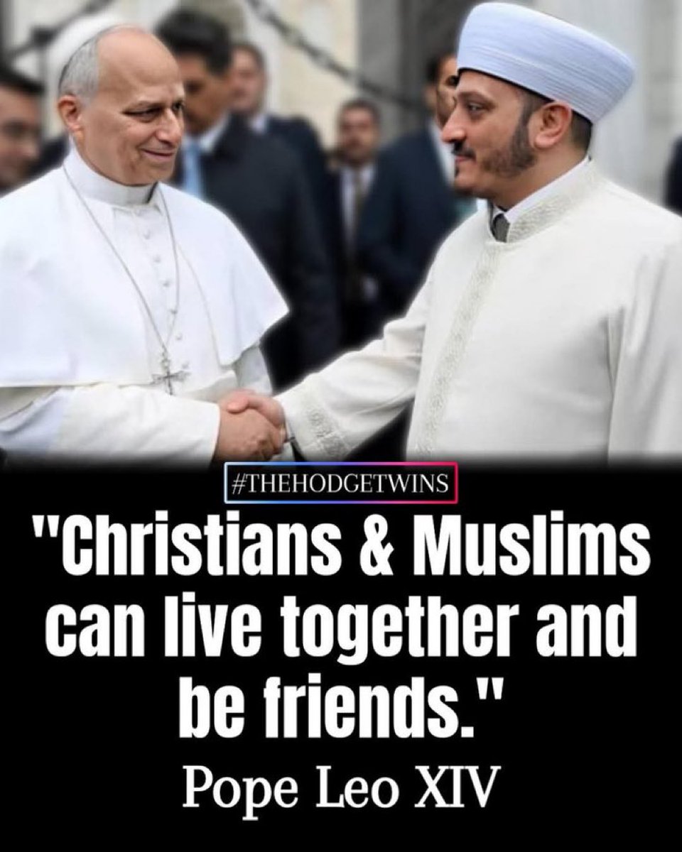 ⛔️Pope Leo: "We should perhaps be a little less fearful of Islam." ‼️