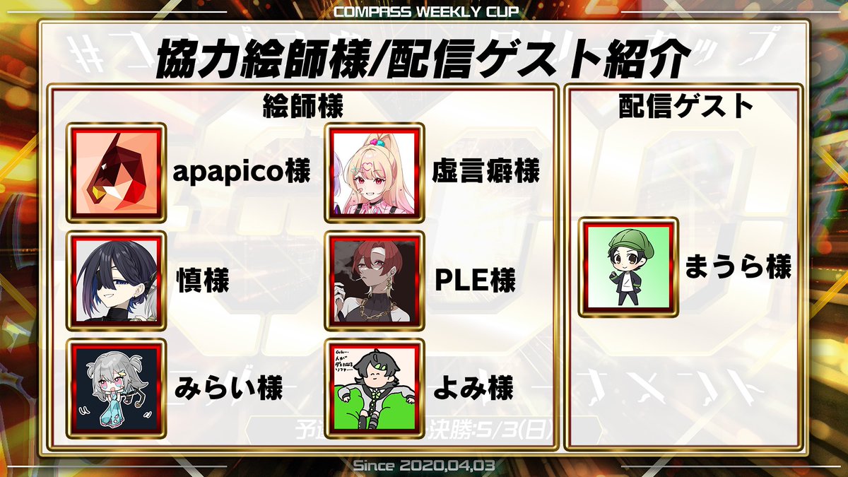 #コンパス ウィークリーカップ【CWC】 tweet media