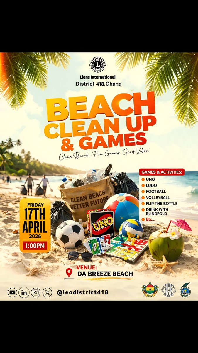 Leo District 418, Ghana tweet media