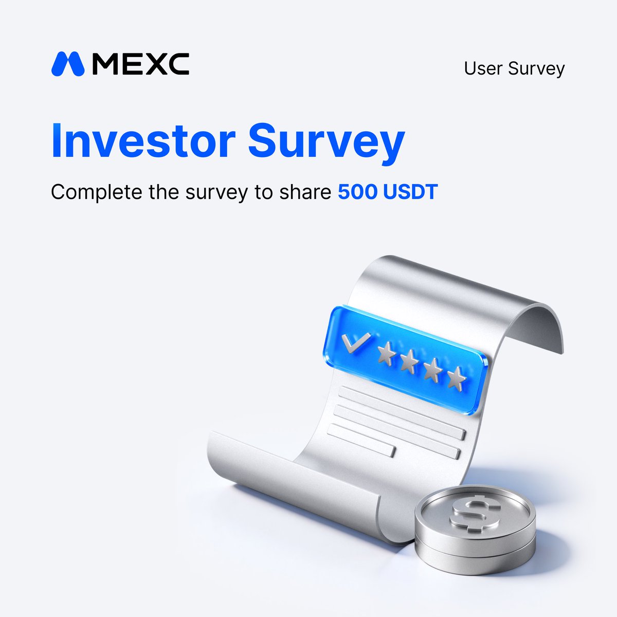 MEXC_SouthAsia's tweet photo. 💥 Thank you for being part of the #MEXC community 💙

We’d love your feedback to help us improve 💖 Take a 5-min survey for a chance to win a share of 500 USDT among 20 lucky winners. 

🕙 Apr 15, 10AM – Apr 21, 3:59PM (UTC)
🔗 https://t.co/xMsOlXde69 https://t.co/8nCAIAF5le