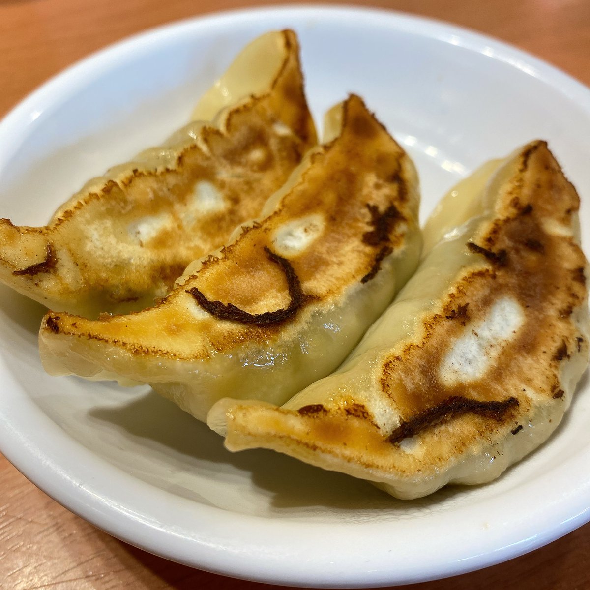 お酢をかけましょうね🥟