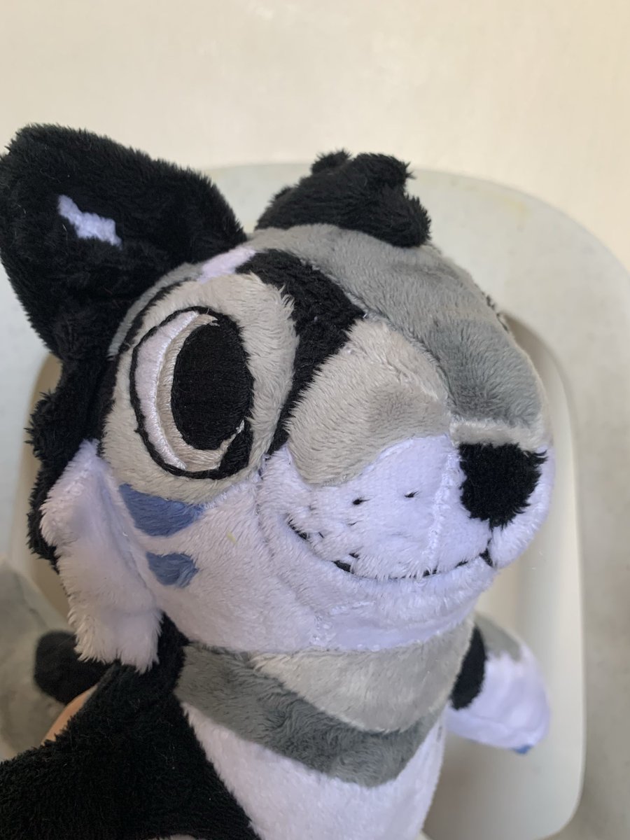 NattosBeans's tweet image. Hey yalls! It’s been a while! 

A new plushie has been born and their name is Mikko! 

This one was really fun to make! 
Look at all those markings! 
So many colors I believe it was 5 or more! 

Quite a complex plushie but everything looks really good! ❤️

#furryfandom #plushie