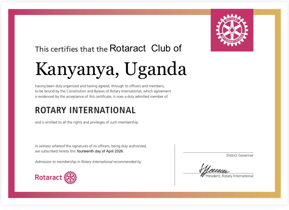 Rotaract Club Of Kanyanya tweet media