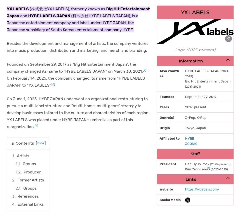 Yx Labels i feel like before bllk fans start officially streaming &team they need ...