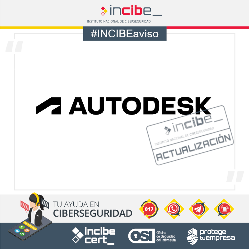 incibe_cert's tweet image. ⚠️ #INCIBEaviso | Múltiples vulnerabilidades en Fusion Desktop de #Autodesk

incibe.es/empresas/aviso…

#AvisosDeSeguridad #EMPRESAS