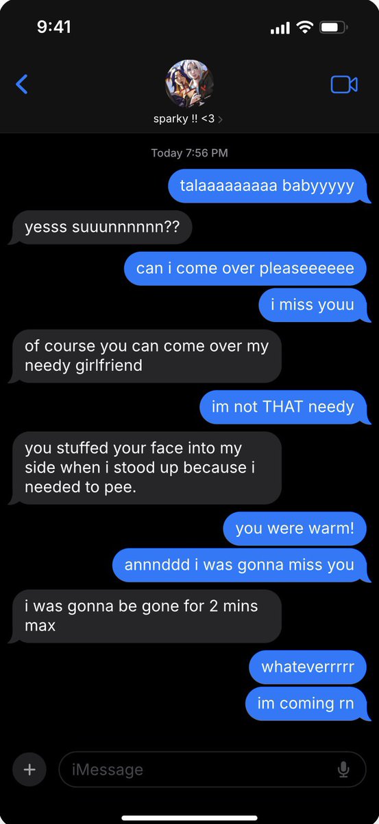 's tweet image. TEXTS BETWEEN #lightningstorm!

jetts pov! (last one in last part is neons pov!”