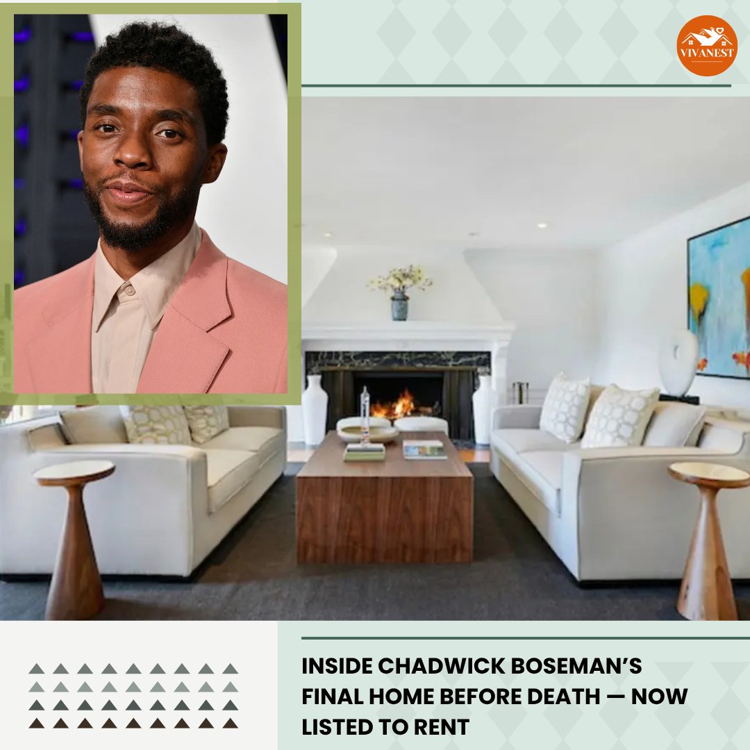 vivanest_home's tweet image. Step inside the soulful sanctuary of Chadwick Boseman — a home filled with quiet elegance and powerful legacy.
This deeply personal space, now available to rent, reflects both serenity and strength in every corner.

#ChadwickBoseman #LuxuryLiving #HollywoodHomes #LegacyLiving