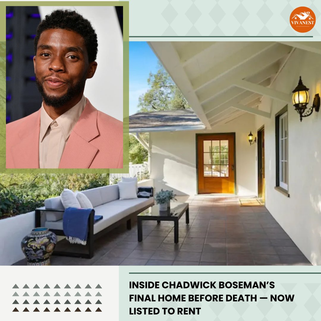 vivanest_home's tweet image. Step inside the soulful sanctuary of Chadwick Boseman — a home filled with quiet elegance and powerful legacy.
This deeply personal space, now available to rent, reflects both serenity and strength in every corner.

#ChadwickBoseman #LuxuryLiving #HollywoodHomes #LegacyLiving