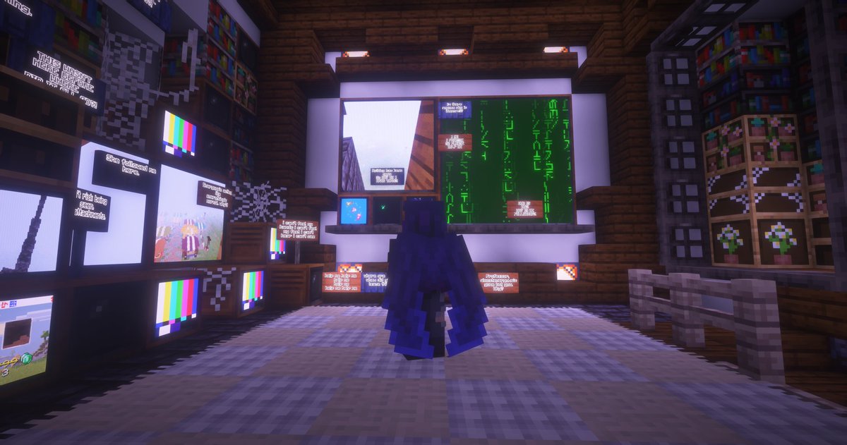 I will find out the truth about this world.

If I go down, you will go down with me.

[ <a href="/GARDNSMP/">GardenSMP</a> ]