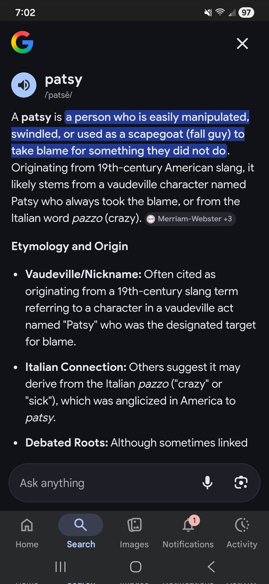 jlbailey1012's tweet photo. @RicardoEtano @baroncoleman That's a patsy by definition. https://t.co/Wz3TscOp5f