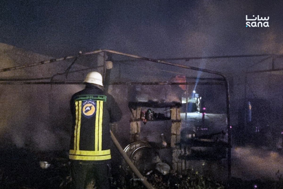 SANAEnOfficial's tweet image. Five children from same family killed in tent fire in Damascus countryside

Five children from the same family were killed in a tent fire in Syria’s Damascus countryside, with three others injured, officials say.

#Damascus
#Civil_Defence
#Emergency 
sana.sy/en/syria/23106…