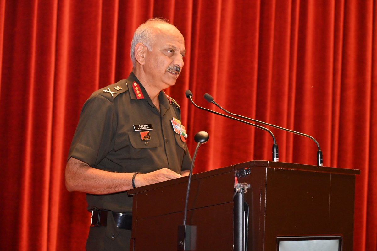 SWComd_IA's tweet photo. Under the aegis of #SaptaShaktiCommand, #GyanShaktiThinkTank organised an insightful discussion on the book ‘Redlines Redrawn - Operation Sindoor and India’s New Normal’ at Jaipur Military Station. The panel featured three of the four authors, bringing rich experience and deep insights.

The speakers shared perspectives on the book released by the Chief of Army Staff on 22 Jan 2026, highlighting key lessons from the operation.

The session concluded with an engaging Q&A, with over 200 serving and retired military personnel, students and academicians in attendance.

#SaptaShaktiCommand 
#IndianArmy 
#ProfessionalDevelopment 
#StrategicStudies 
#NationalSecurity 
#ThinkTank 
#Jaipur

@adgpi
@HQ_IDS_India 
@SpokespersonMoD 
@PRODefRjsthn 
@prodefencechan1