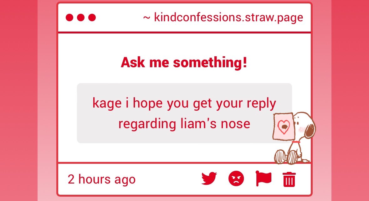 kind oasis confessions 💌 tweet media