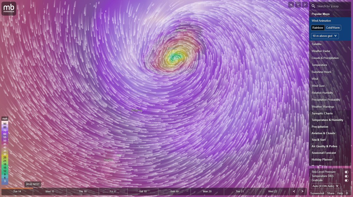 USAS_WW1's tweet image. #Sinlaku #Hurricane #Typhoon #disaster #Guam: Category 5 super typhoon Sinlaku with 185 mph winds yesterday hitting the US territories of the Marianas (Saipan, Tinian and Rota) and Guam with ~210,000 Americans total. Tag: Donald Trump, JD Vance, US Navy, FEMA. 📹📸@meteoblue ❤️: