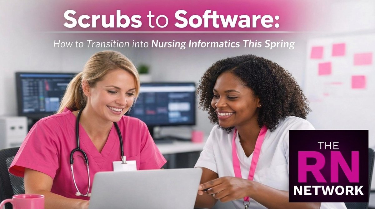 myRNNetwork's tweet image. Ditch the bedside for the motherboard. Informatics is your future-proof move. Read: rnnet.org/blog/ If you're focused on growing your nursing career, join The RN Network at RNNet.org today. #Informatics #RNNetwork #NursingCareer