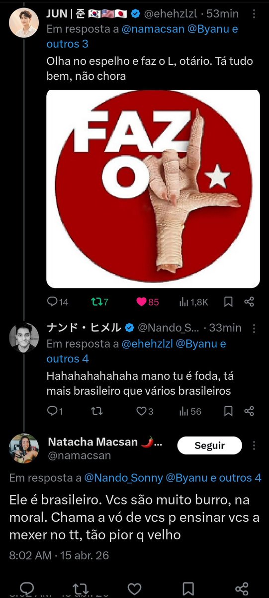 Byanu's tweet photo. Minha estratégia de ensinar japonês 🇯🇵 e coreano 🇰🇷 zoar esquerdistas está tão eficaz que os petistas estão achando que é brasileiro fingindo ser coreano. Mal eles sabem que vai ter mais gente zoando eles.

Kkkkkkkkkkkkkkkkkkkkkkkkkkkkkkkkkkkkkkkkkkkkkkkkkkkkkkkkkkkkkkkkkkkkkkkkkkkkkkkkkkkkkkkkkkkkkkkkkkkkkkkkkkkkkkkkkkkk