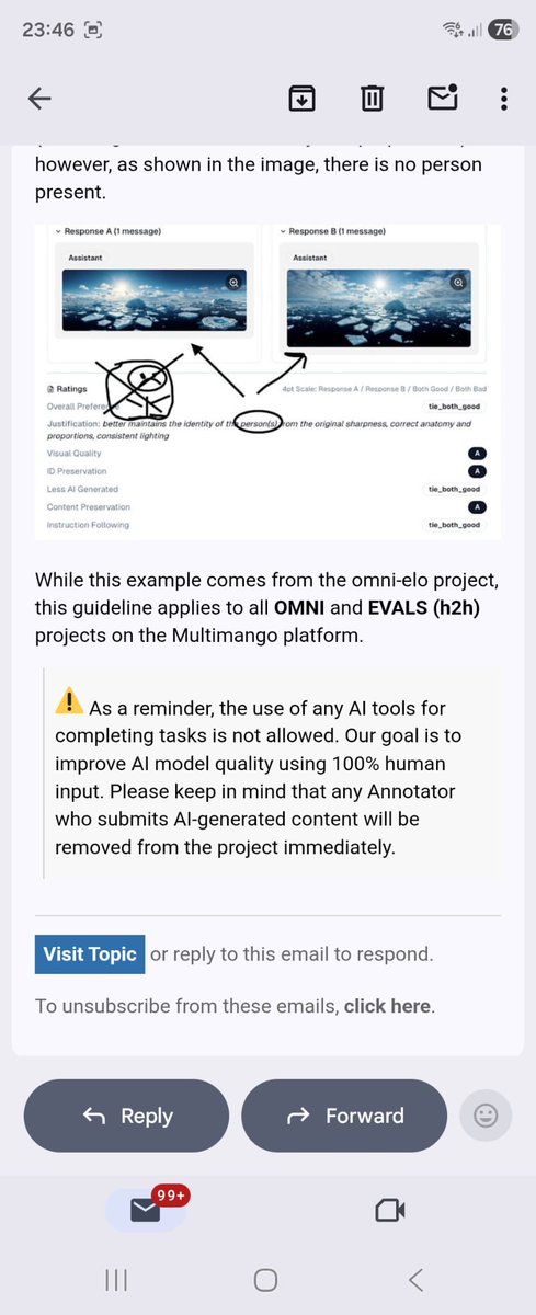 PromiseUpdate50's tweet image. For those asking for a screenshot of it on Outlier and claiming I'm lying, can you see this?

If you're doing it well, congratulations 

I am just here trying to inform others that are not getting it, so we all keep earning and nobody loose their account.