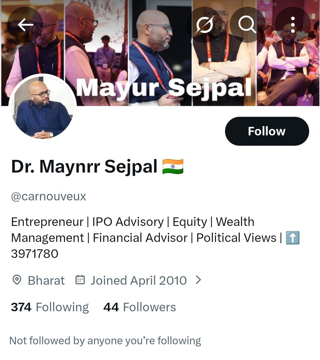 Dr. Mayur Sejpal 🇮🇳 tweet media