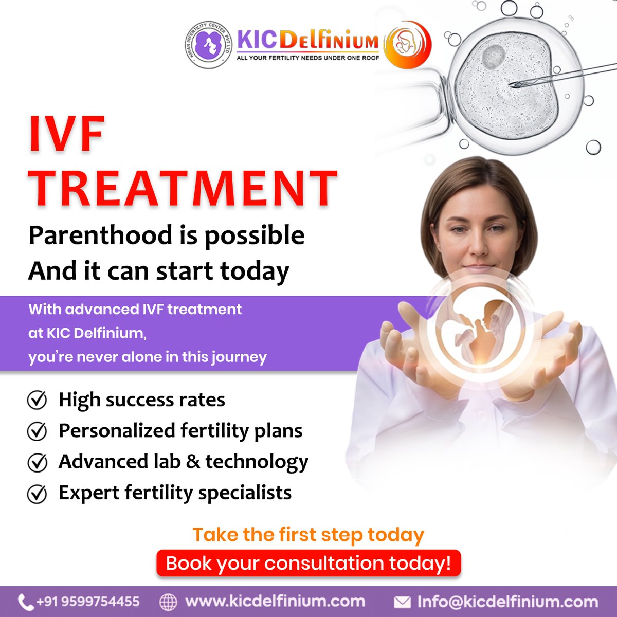 KicDelfinium's tweet image. IVF treatment

Parenthood is possible. And it can start today.

With advanced IVF treatment at KICDelfinium, you’re never alone in this journey.

#IVF #FertilityTreatment #ParenthoodJourney #IVFSuccess #KICDelfinium #WomenWellness #FertilityClinic #HealthyWomen