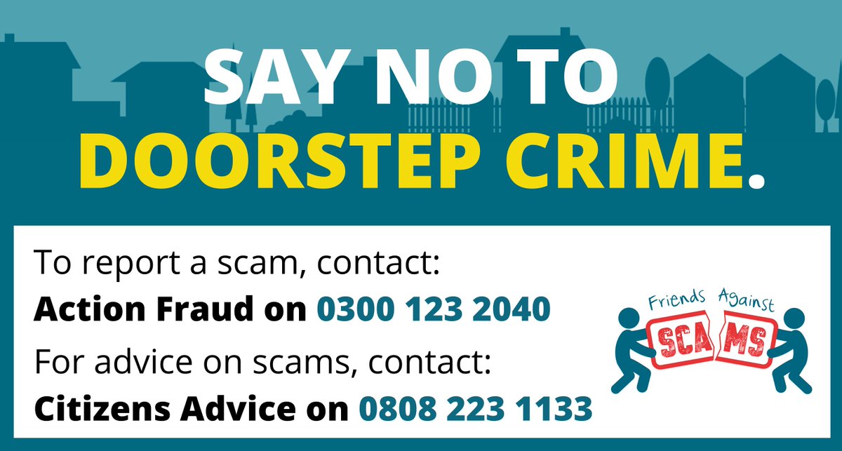 bhamts's tweet image. Beware of #DoorstepFraud it's when someone comes to your home uninvited &amp;amp; tries to deceive you. Their goal may be to get money from you for unnecessary or overpriced work, gain access to your home to steal from you, collect personal or financial information. #ScamAware #BrumTS