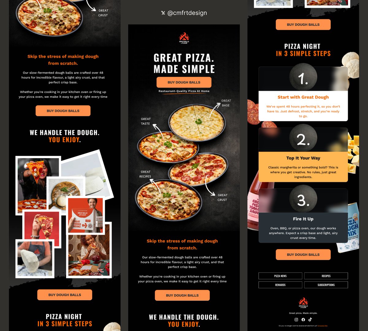 cmfrtdesign's tweet image. Nothing like a good email to start the day.

 #EmailMarketing #ecommerce #ecom #klaviyo #emaildesign