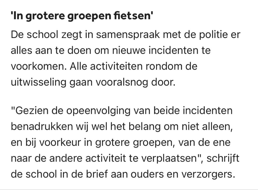 Gewapende bedreigingen in Haren