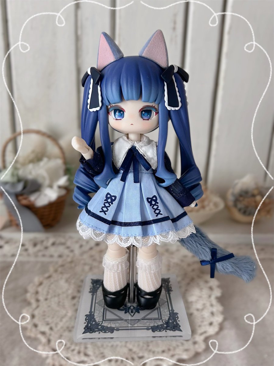 オビツ11服☆しんぷるシリーズ☆blueローズの巻き薔薇ワンピース 国内正規取扱い店 オビツ11服しんぷるシリーズblueローズの巻き薔薇