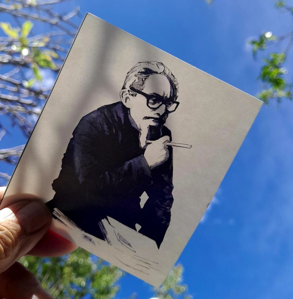 EspejoSomos's tweet photo. Cartas para el escritor José Revueltas (1914-1976), fechadas en Volcán Xitle, entre agosto y septiembre de 2016, firmadas por Ana Potentino.

Estimado José Revueltas,
He sabido que murió usted con su enorme espíritu alcoholizado y al borde de muchas....
👇🏻
https://t.co/pMy5uVecLx https://t.co/P6JMpwXmNW