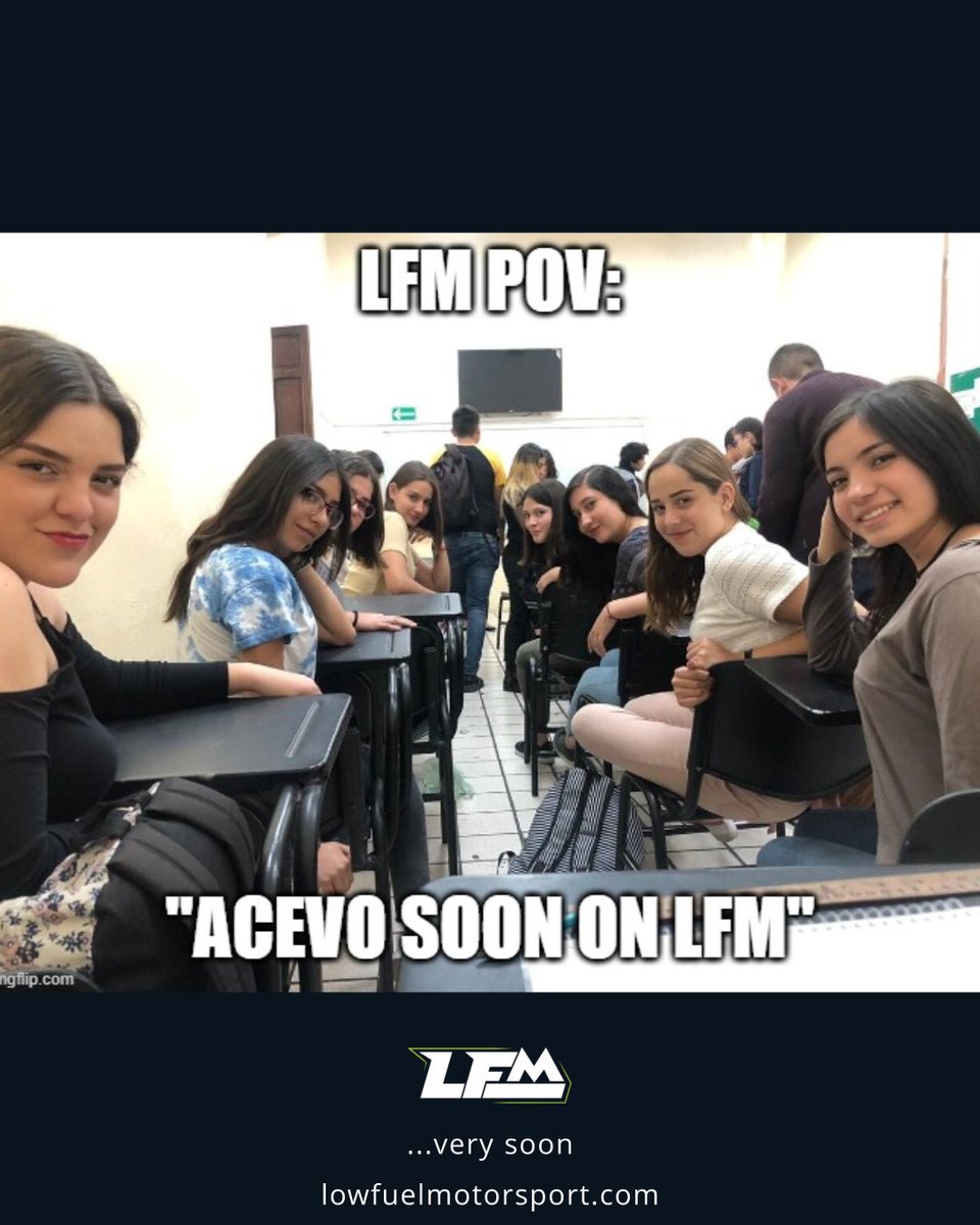 Stay tuned!
#lowfuelmotorsport #assettocorsaevo #simracing #memed

lowfuelmotorsport.com