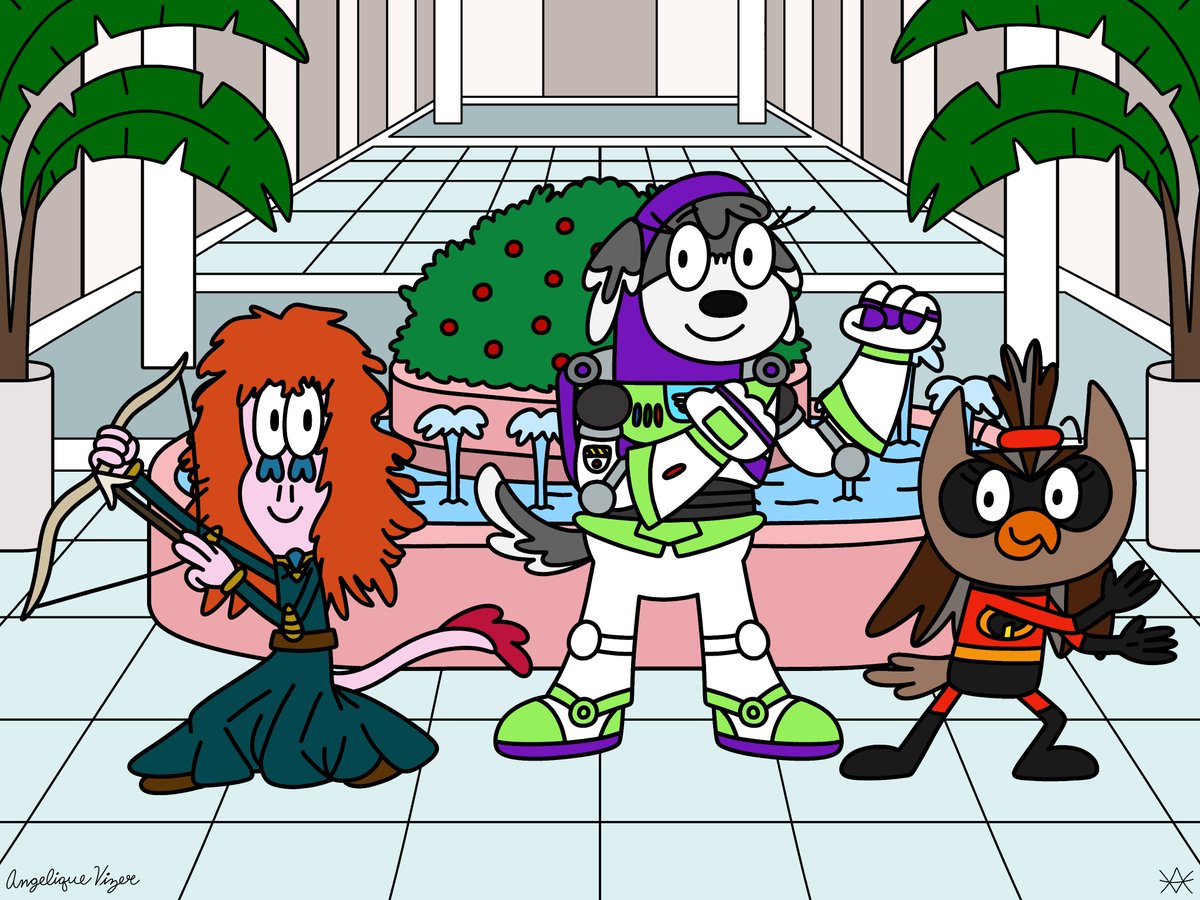 AMVCartoons96's tweet image. Jess, Beth &amp;amp; Alison have decided to team up to enter a costume contest at their local mall! #originalcharacters #costumes #cartoon #art #myart #ArtistOnTwitter