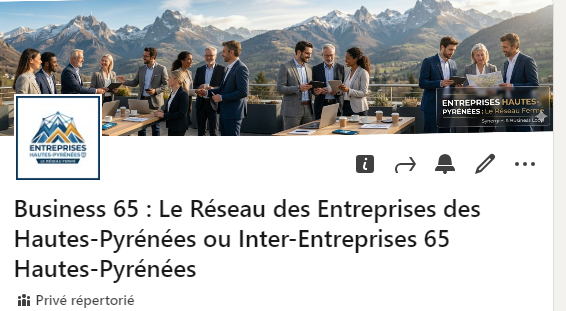 cloud_serveur's tweet photo. Business 65 : Le Réseau des Entreprises des Hautes-Pyrénées ou Inter-Entreprises 65 Hautes-Pyrénées https://t.co/5JqTa2GwOE https://t.co/YJA1hPCKyb