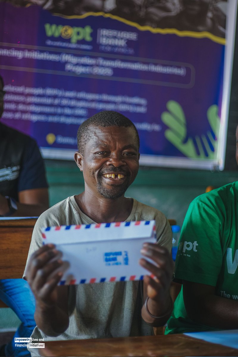 WOPT_'s tweet photo. Materanya Burumanga, 30 ans, Dans le cadre de notre projet « Financing Initiatives &amp; Empowering Lives », Ancien déplacé du camp de Bulengo, a bénéficié d'un financement de WOPT/RBAf pour  commencer une activité à Goma.

#RefugeeEmpowerment 
#BusinessSupported
#Transformation https://t.co/9oGGSNKHzd