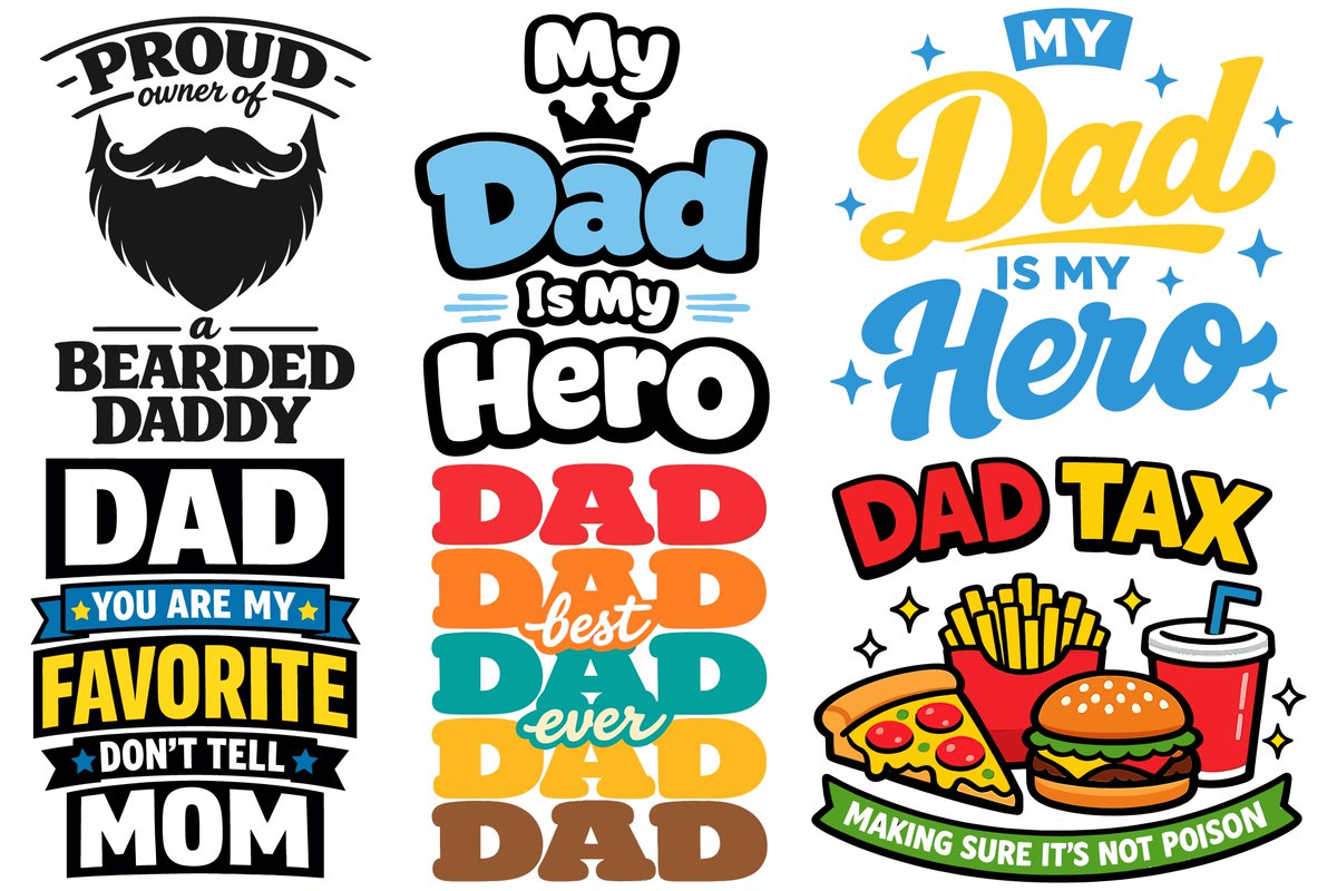 RimaSultan4687's tweet image. Funny Dad Quotes SVG Bundle
creativefabrica.com/product/father…
#FathersDay, #DadLife, #BestDadEver, #DadQuotes, #FunnyDad, #DadSVG, #TypographyDesign, #VectorArt, #GraphicDesign, #CricutProjects, #SublimationDesign, #PrintableArt, #DadGiftIdeas, #BeardedDad, #DadHero, #DadTax, #FamilyLove