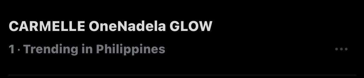 literallyroi's tweet image. top 1 naaaaa!! 

CARMELLE OneNadela GLOW
